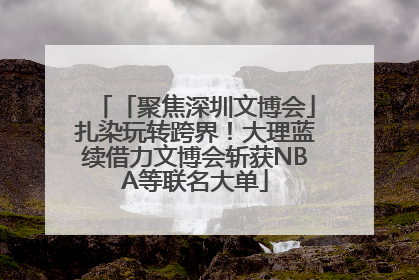 「聚焦深圳文博会」扎染玩转跨界！大理蓝续借力文博会斩获NBA等联名大单