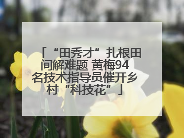“田秀才”扎根田间解难题 黄梅94名技术指导员催开乡村“科技花”