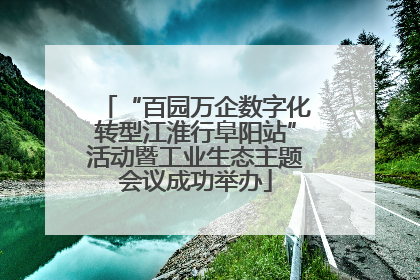 “百园万企数字化转型江淮行阜阳站”活动暨工业生态主题会议成功举办