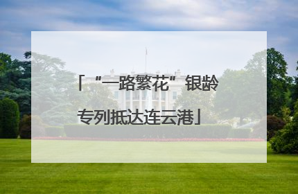 “一路繁花”银龄专列抵达连云港