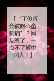 “丁俊晖会被赵心童刺痛”？网友怒了：一点不了解中国人！