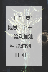 “三夏”视觉｜宝丰：流动加油站 送油到田间