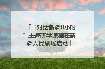 “对话新疆8小时”主题研学课程在新疆人民剧场启动