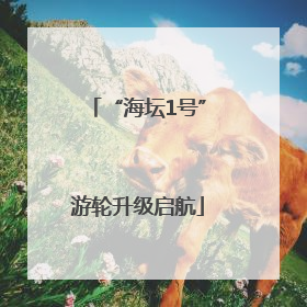 “海坛1号”游轮升级启航