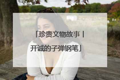 珍贵文物故事丨开诚的子弹钢笔