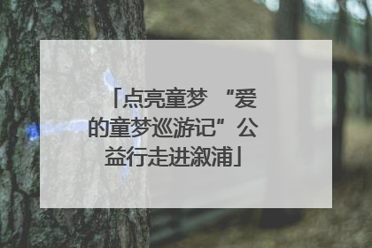 点亮童梦 “爱的童梦巡游记”公益行走进溆浦