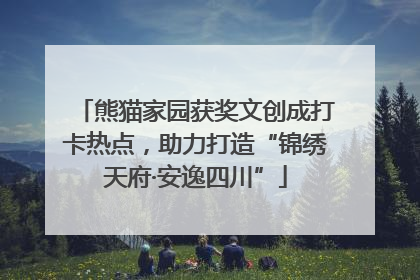 熊猫家园获奖文创成打卡热点，助力打造“锦绣天府·安逸四川”
