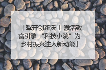 犁开创新沃土 激活致富引擎 “科技小院”为乡村振兴注入新动能