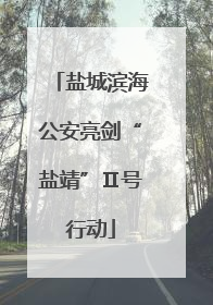 盐城滨海公安亮剑“盐靖”Ⅱ号行动