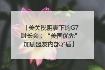 美关税阴霾下的G7财长会：“美国优先”加剧盟友内部矛盾