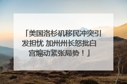 美国洛杉矶移民冲突引发担忧 加州州长怒批白宫煽动紧张局势！
