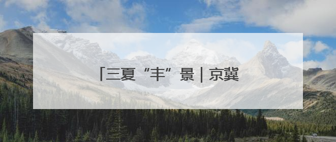三夏“丰”景｜京冀携手共助粮食安全
