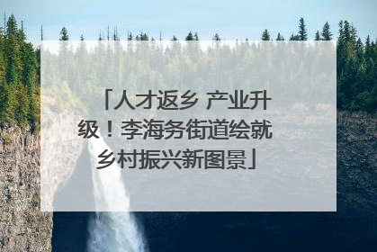 人才返乡 产业升级！李海务街道绘就乡村振兴新图景
