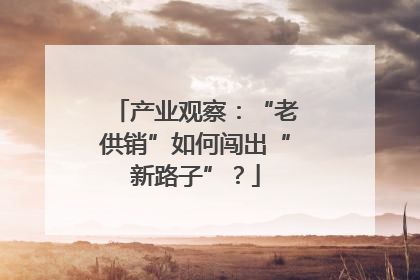 产业观察：“老供销”如何闯出“新路子”？