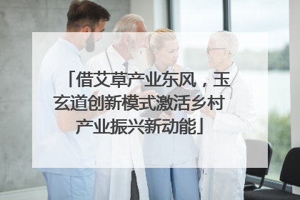 借艾草产业东风，玉玄道创新模式激活乡村产业振兴新动能