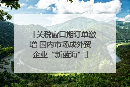 关税窗口期订单激增 国内市场成外贸企业“新蓝海”