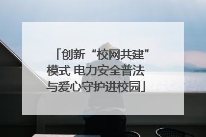 创新“校网共建”模式 电力安全普法与爱心守护进校园