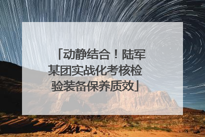 动静结合！陆军某团实战化考核检验装备保养质效