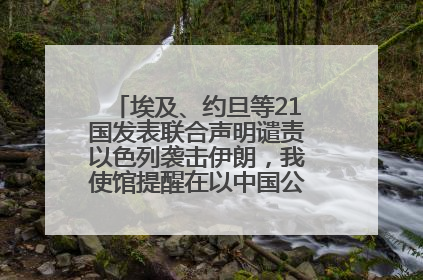 埃及、约旦等21国发表联合声明谴责以色列袭击伊朗，我使馆提醒在以中国公民尽快陆路离境