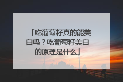吃葡萄籽真的能美白吗？吃葡萄籽美白的原理是什么