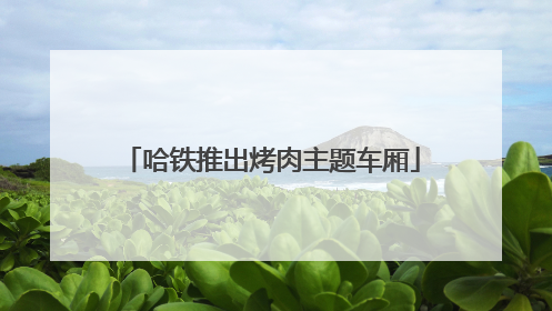 哈铁推出烤肉主题车厢
