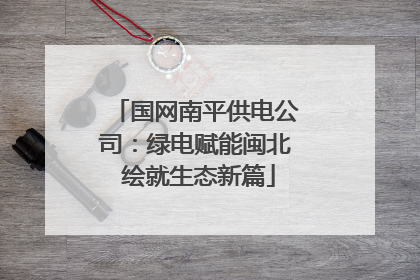 国网南平供电公司：绿电赋能闽北 绘就生态新篇