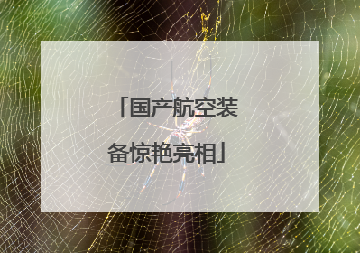 国产航空装备惊艳亮相