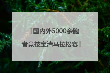 国内外5000余跑者竞技宝清马拉松赛