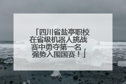 四川省盐亭职校在省级机器人挑战赛中勇夺第一名，强势入围国赛！