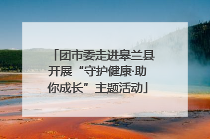 团市委走进皋兰县开展“守护健康·助你成长”主题活动