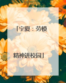 宁夏：劳模精神进校园