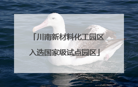 川南新材料化工园区入选国家级试点园区