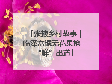 张掖乡村故事｜临泽富锶无花果抢“鲜”出道