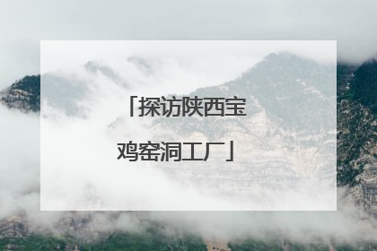 探访陕西宝鸡窑洞工厂