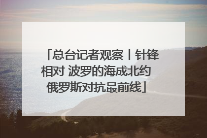 总台记者观察丨针锋相对 波罗的海成北约俄罗斯对抗最前线