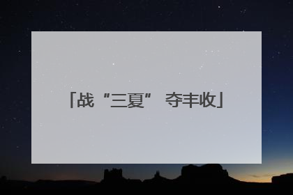 战“三夏” 夺丰收