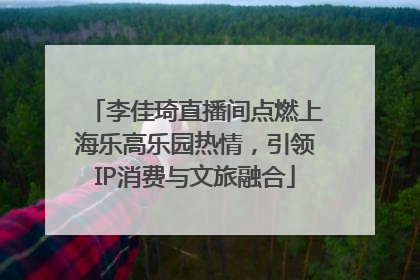李佳琦直播间点燃上海乐高乐园热情，引领IP消费与文旅融合