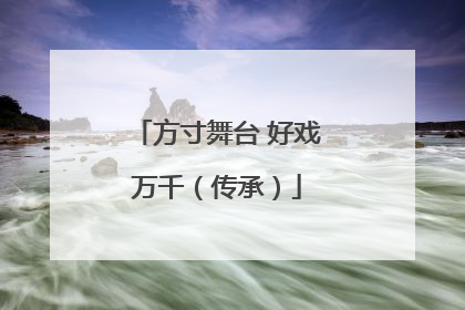 方寸舞台 好戏万千（传承）