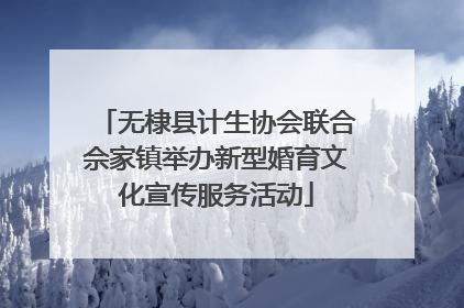 无棣县计生协会联合佘家镇举办新型婚育文化宣传服务活动
