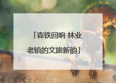 森铁回响 林业老镇的文旅新韵