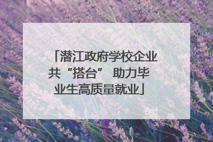 潜江政府学校企业共“搭台” 助力毕业生高质量就业