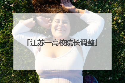 江苏一高校院长调整