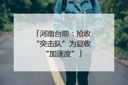 河南台前：抢收“突击队”为夏收“加速度”