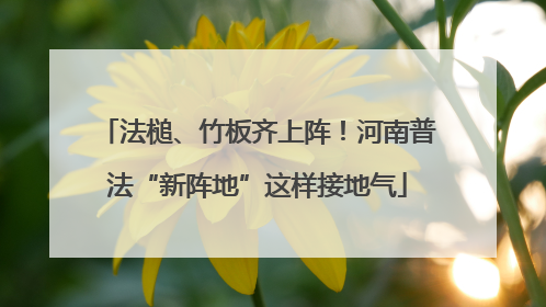 法槌、竹板齐上阵！河南普法“新阵地”这样接地气