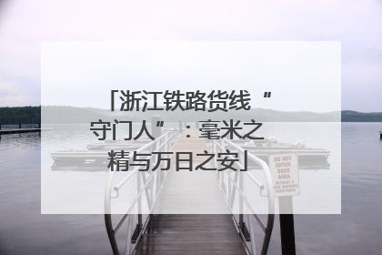 浙江铁路货线“守门人”：毫米之精与万日之安