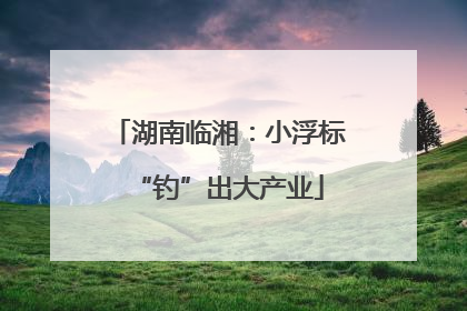 湖南临湘：小浮标“钓”出大产业