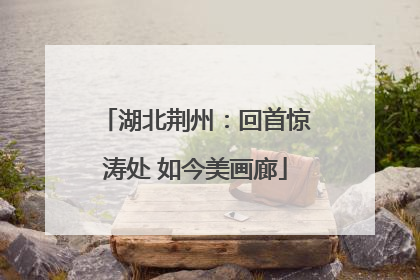 湖北荆州：回首惊涛处 如今美画廊