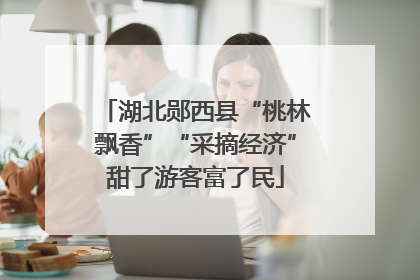 湖北郧西县“桃林飘香”“采摘经济”甜了游客富了民