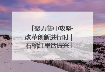 聚力集中攻坚·改革创新进行时｜石榴红里话振兴