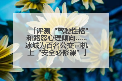评测“驾驶性格”和路怒心理倾向……冰城为百名公交司机上“安全必修课”